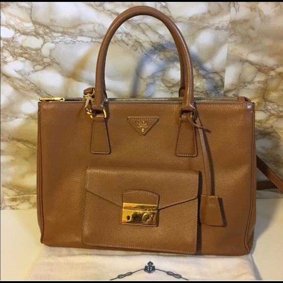 Prada Handbags - Authentic Prada Safiano Lux leather handbag